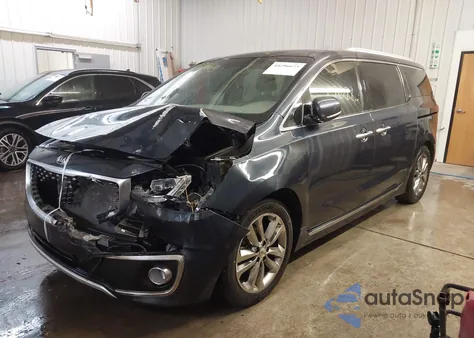 2016 Kia Sedona Sx Luxury из США, поврежденный, VIN KNDME5C14G6158515